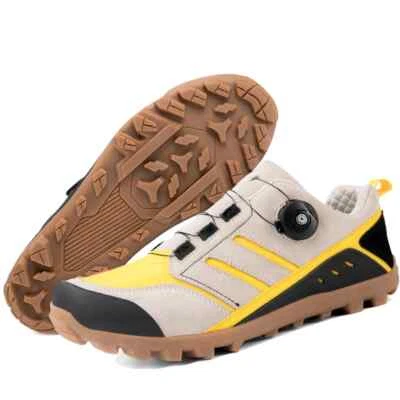 MTB Para hombres Cuero Montaña Ciclismo Zapatos Velocidad Aire Libre Carreras Tenis  Foto 1 de 4