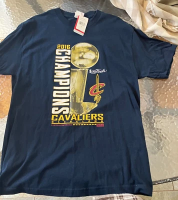 Camiseta Clevland Cavaliers 2016 Campeones de la NBA Nueva Para Hombre Grande Lebron Kyrie Cavs Foto 1 de 4