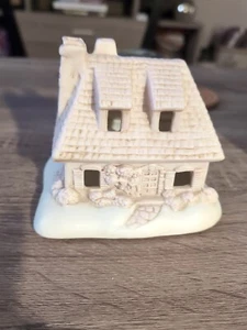 Vintage Giftco Porcelain Candle Tea Light Candle Holder House Cottage - Picture 1 of 7