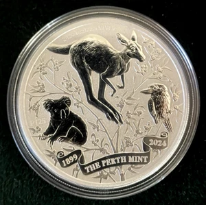 1 Ounce 9999 Silver Perth Mint’s 125th Anniversary 2024 Bullion Coin in Capsule - Picture 1 of 2