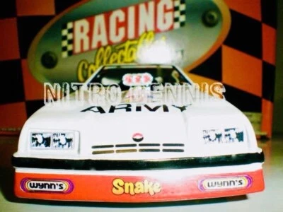 NHRA 1:24 Diecast Serpiente Combustible Superior NITRO Divertido Coche DON PRUDHOMME Ejército ACCIÓN Foto 1 de 4