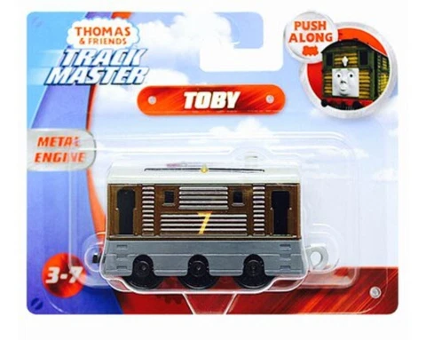 New Die Cast Thomas Trackmaster Push Along Toby Train Engine Fisher Price Cover