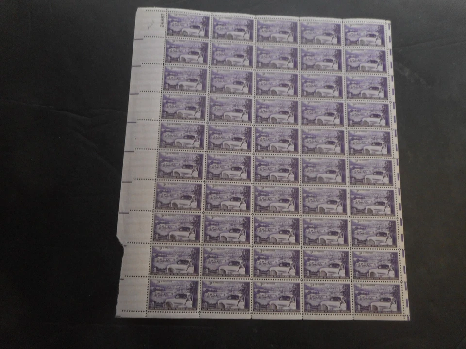 Scott 1025, 3 cent, Trucking Induistry, Sheet - Image 1 of 2