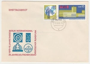 FDC Alemania DDR, 1970. Augustusburg. 25jr Firs de radiodifusión democrática alemana - Imagen 1 de 2