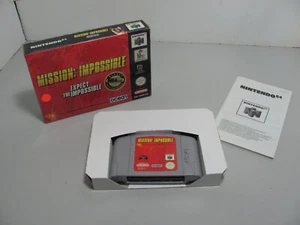 Mission: Impossible Nintendo 64 Boxed Origina PAL Cart Tested & Working ExRental - Picture 1 of 11
