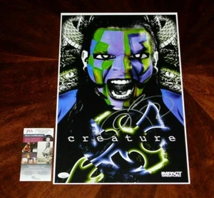 FOTO FIRMADA 12X18 JEFF HARDY WWE SMACKDOWN AEW LUCHA LIBRE HARDY BOYZ JSA ¡¡CERTIFICADO DE AUTENTICIDAD!!! - Imagen 1 de 1
