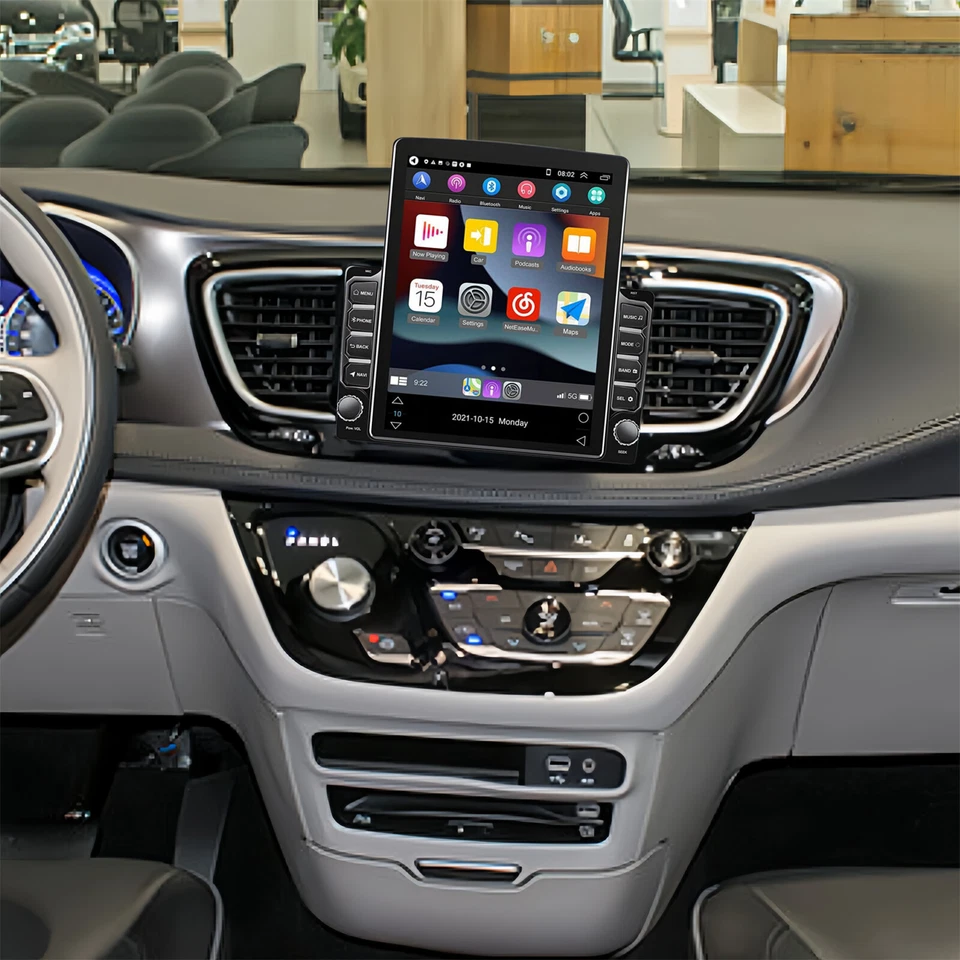 CarPlay Android Auto Radio For Chrysler Pacifica 2017 2018 2019 Car GPS Player — 第 1/4 张图片