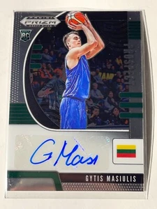 2020-21 Panini Prizm Draft Picks GYTIS MASIULIS Silver Prizm Auto Card - Picture 1 of 1