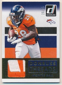 2015 Donruss Threads Prime #DTMBA Montee Ball Jersey /25