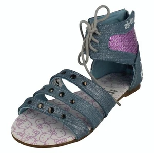 Sandalias al tobillo informales de verano con cremallera pirata para niñas de hello Kitty £ 5.99 - Imagen 1 de 10