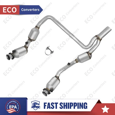 Front Exhaust Catalytic Converter For 2007-2009 Jeep Wrangler 3.8L V6 EPA - Imagem 1 de 4