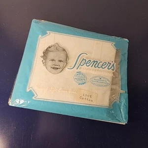 Spencer's seltene Vintage 50er Baby Bauch Bauch Mappe weiches gesponnenes Garn ungeöffnet - Bild 1 von 5