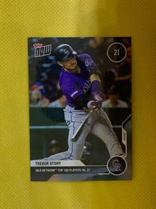TREVOR STORY 2020 TOPPS NOW MLB Network's Top 100 #21 MN21 Card Rockies