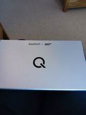 SWATCH Q 007 JAMES BOND NO TIME TO DIE LIMITED EDITION WATCH. AVAILABLE NOW!