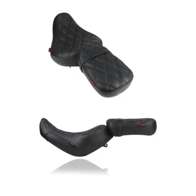 Two-Up Seat Black Stitch For Honda Shadow Aero 750 VT750C / VT750CA 2004-2024 US Foto 1 de 4