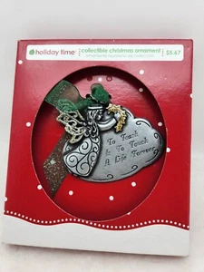 Holiday Time Collectible Christmas Ornament " To Teach Is To Touch A Life... - Picture 1 of 2