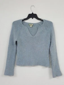 Tommy Bahama Langarm-Sweatshirt V-Ausschnitt Angora Kaninchenhaar Damen Gr. M (8/10) - Bild 1 von 4