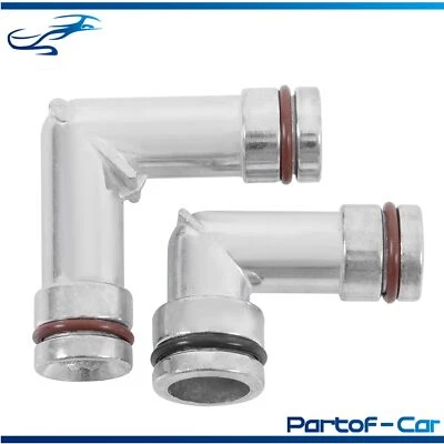 Conector de mangueira para aquecedor HVAC cotovelos líquido de arrefecimento 95-99 para Buick Riviera Chevy Camaro - Imagem 1 de 4