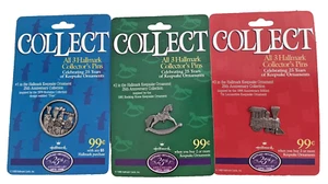 VTG 1998 Hallmark Collectors Pins Set of 3....25th Anniversary Keepsake - Picture 1 of 5
