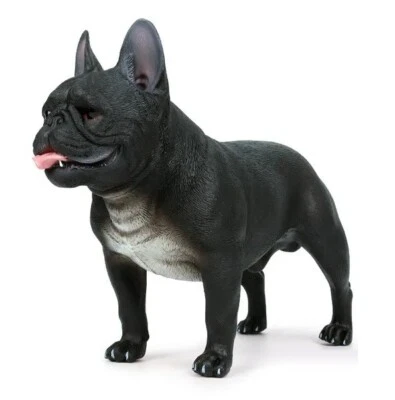 Bulldog Negro Perro Animal Juguete PVC 6 Pulgadas Figura de Acción Niños Juguetes Fiesta Regalos Foto 1 de 2