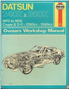 DATSUN 240Z 260Z COUPE & 2+2 (1970-78) OWNERS WORKSHOP MANUAL *HARDBACK* - Picture 1 of 1