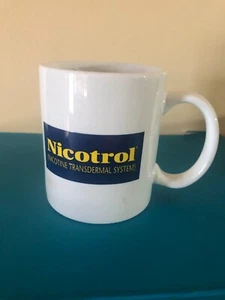 Taza de café farmacéutica retro Nicotrol nunca usada nueva - Imagen 1 de 5
