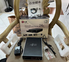 LG GE24 スーパー マルチ DVD リライター 24x 外付け USB 2.0 CD DVD バーナー GE24LU20