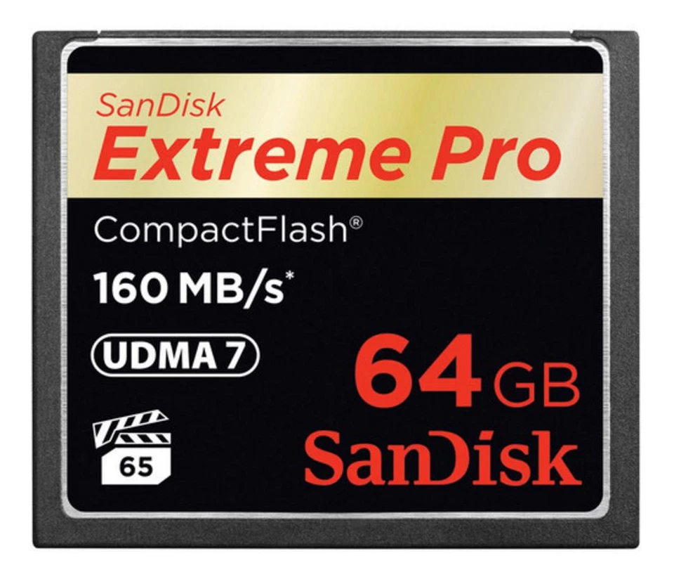 SanDisk Extreme PRO (SDCFXPS-064G-X46) 64GB Compact Flash Card