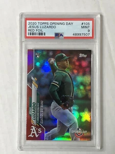 JESUS LUZARDO 2020 Topps Opening Day RED FOIL SSP RC #105! PSA MINT 9! PHILLIES! - Picture 1 of 4