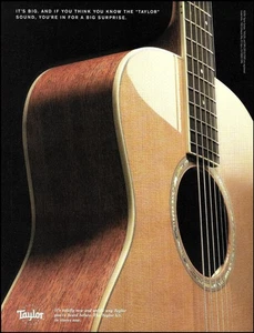 2006 Taylor GS Grand Symphony Series acoustic guitar advertisement 8x11 ad print - Picture 1 of 3