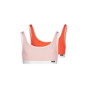SKINY Mädchen Bustier, 2er Pack - Sport BH, Cotton Stretch Rosa/Rot 152 - Picture 1 of 6