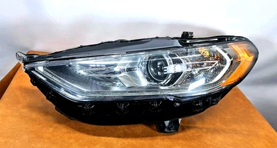 2017-2020 FORD FUSION LEFT DRIVER HALOGEN LED DRL HEADLIGHT OEM USED#B - Image 1 of 4