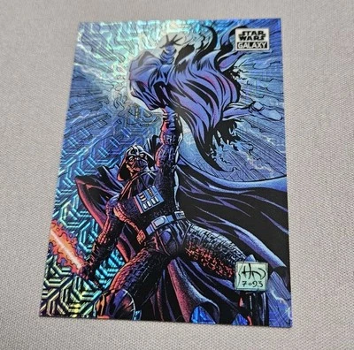 2021 Topps Chrome Star Wars Galaxy Forsake the Dark Side Mojo Refractor /50 - Image 1 of 4