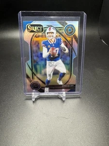 2024 Panini Select Club Level Josh Allen #225 Silver Prizm Die-Cut - Picture 1 of 2