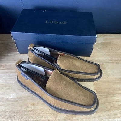 Zapatillas L. B. Evans Para Hombre Vernan Castaño Gamuza Marrón Talla 8.5 M Foto 1 de 4
