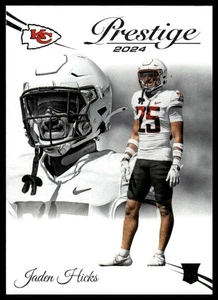 Jaden Hicks 2024 Panini Prestige #345 RC Kansas City Chiefs - Picture 1 of 2