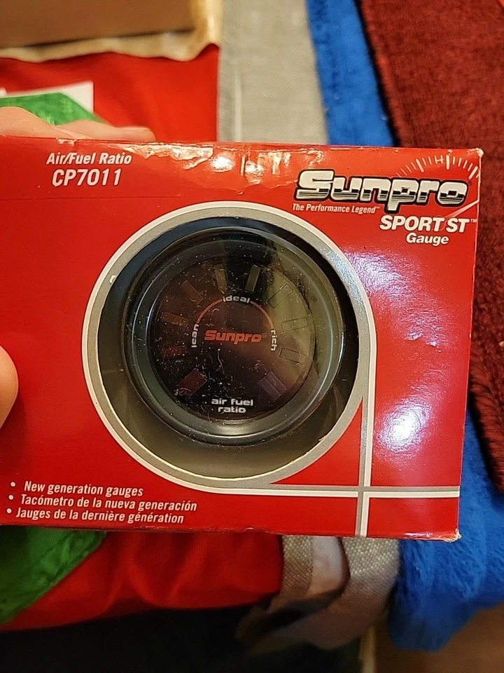 Medidor elétrico de relação ar/combustível Sunpro LED novo CP7011  - Imagem 1 de 2