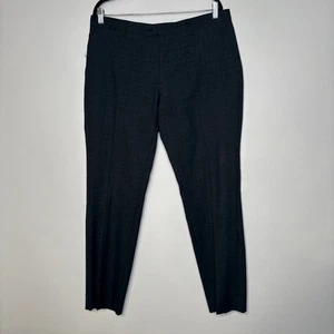 John Varvatos Dress Pants Greyish Plaid with Blue/Green Colors Size 56R = 40 US - Picture 1 of 11