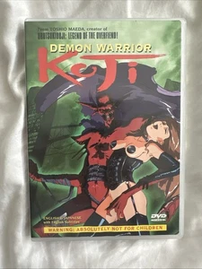 Demon Warrior Koji 2000 Anime18 DVD Official Release RARE OOP - Picture 1 of 2