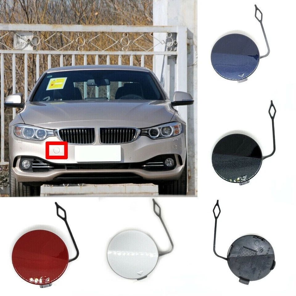 For 2014-2020 BMW 4 Coupe 430i 430iX 435i 435iX 440iX Bumper Tow Hook Eye Cover  Foto 1 de 4