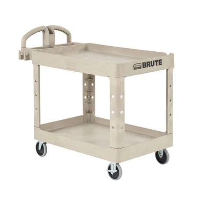 Carro utilitario Rubbermaid Brute 500 lb espuma estructural mediana beige resistente Foto 1 de 4