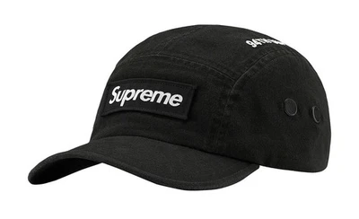 Supreme Military Camp Cap Black FW 21’  - Image 1 of 4