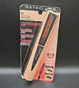 Maybelline Total Temptation Mascara #601 Blackest Black Neu in versiegelter Verpackung - Bild 1 von 3