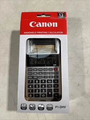 Canon P1-DHV Printing Desktop Calculator - Image 1 of 4