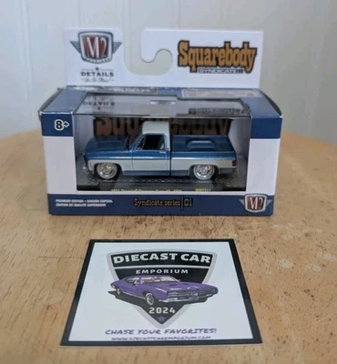 M2 Machines 1974 Chevrolet Cheyenne Super 10 Squarebody Syndicate SS01 1:64 - Image 1 of 4
