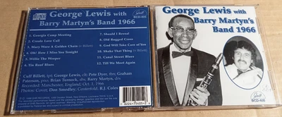 George Lewis -  With Barry Martyn's Band – 1966-   CD     (JG2966) - Bild 1 von 2