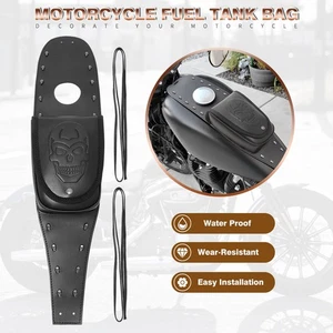 Fuel Gas Tank Cover Motorcycle Panel Bag For Harley Sportster XL883 - Picture 1 of 2