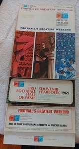 NFL Hall Of Fame Magazin Lot 5 Hall of Fame Jahrbücher 1964-1969 Jahre - Bild 1 von 10