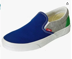 Vans BLUE/GREEN SLIP ON COASTAL Sneaker Men's 11 EU 44.5 VN0A4U38WVK - Picture 1 of 5