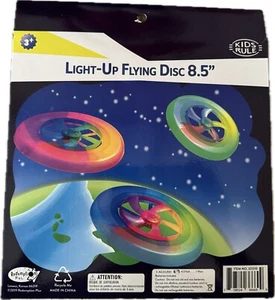 LED Flugscheibe extrem hell automatisch beleuchtet für Männer/Jungen/Teens/Kindergeburtstag - Bild 1 von 3